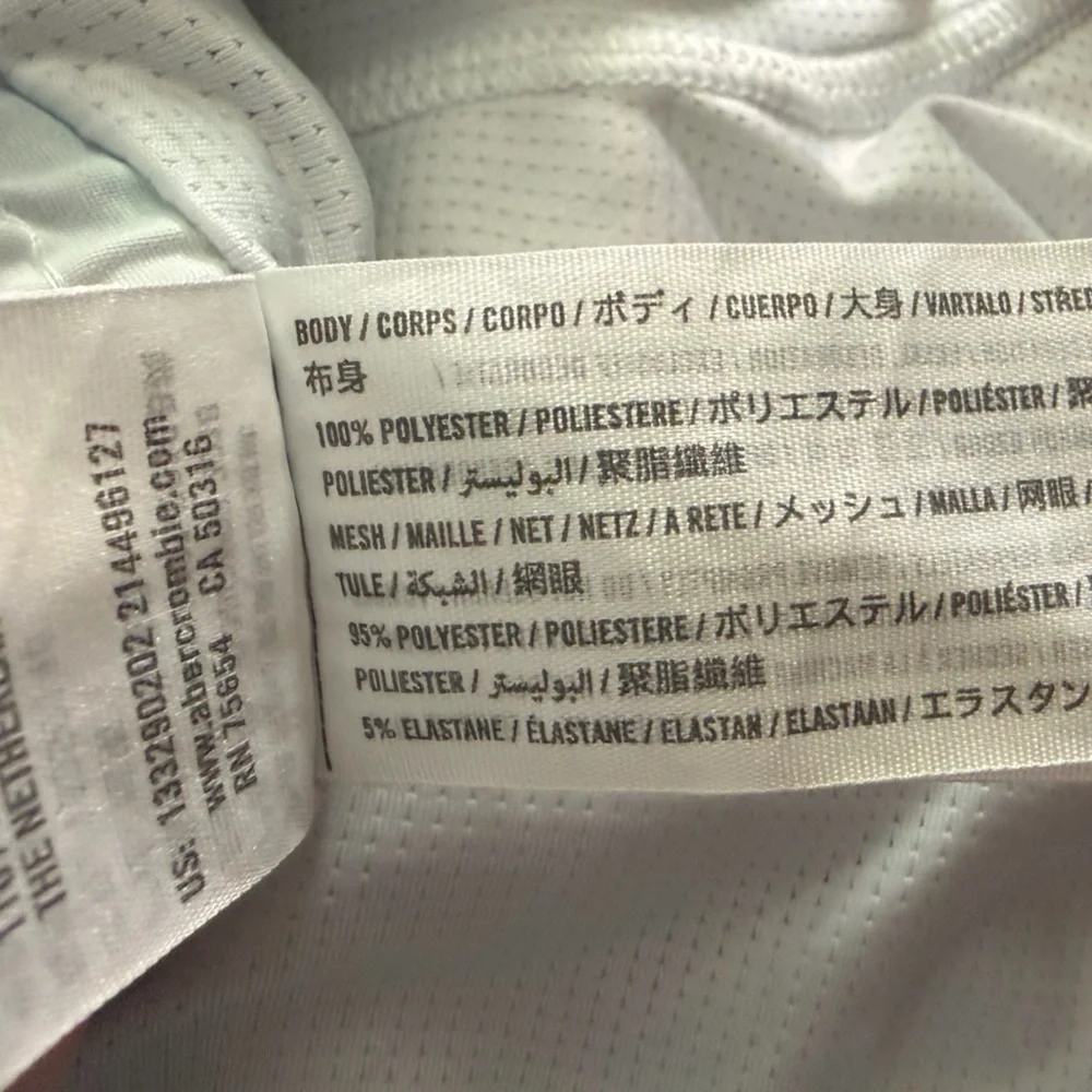 Abercrombie & Fitch  Stretch Pastel Tie-Dye Swim Trunks multicolor Size XXL